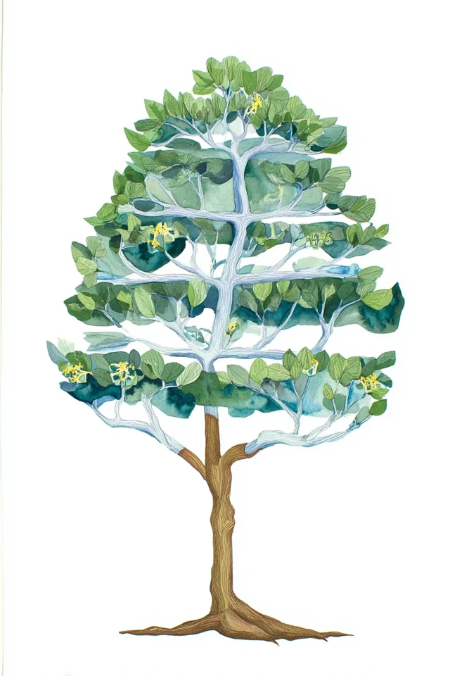 Botanical Crown Portrait - Image 5