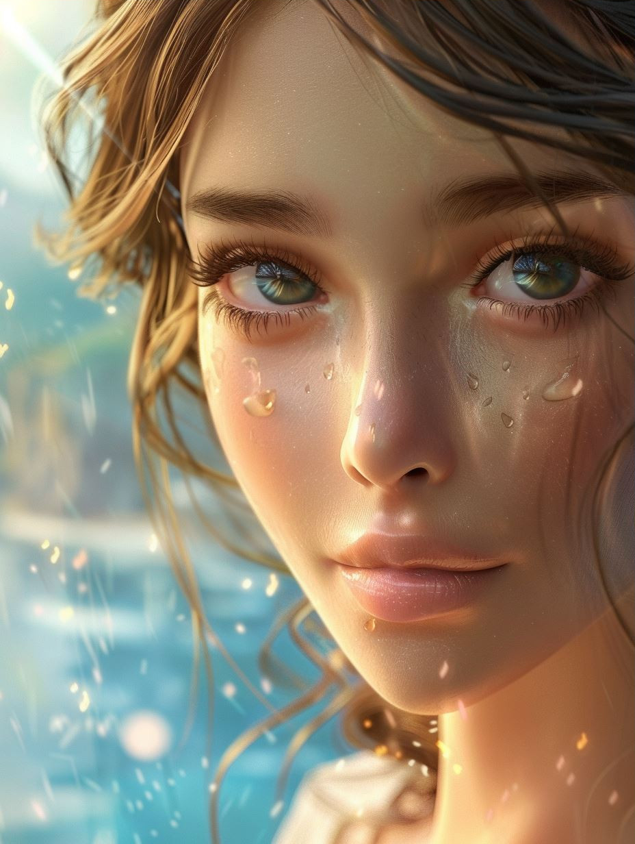 Ethereal Bloom Golden Hour Glow - Image 3