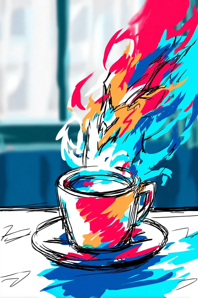 Vibrant Ink Fusion - Image 4
