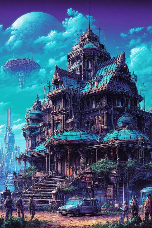 Neon Steampunk Odyssey - Image 6