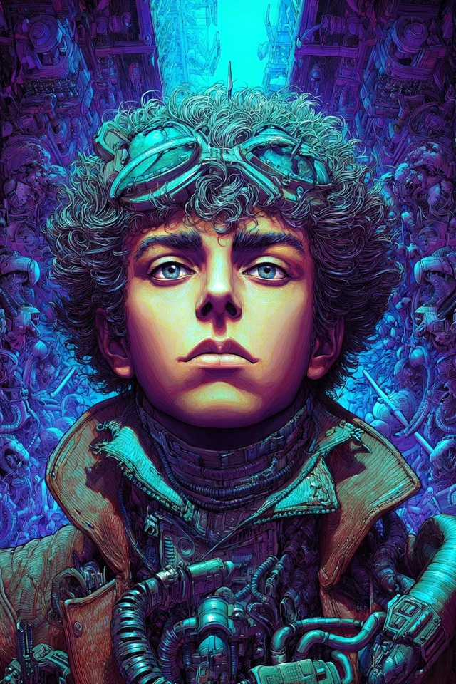 Neon Steampunk Odyssey - Image 1