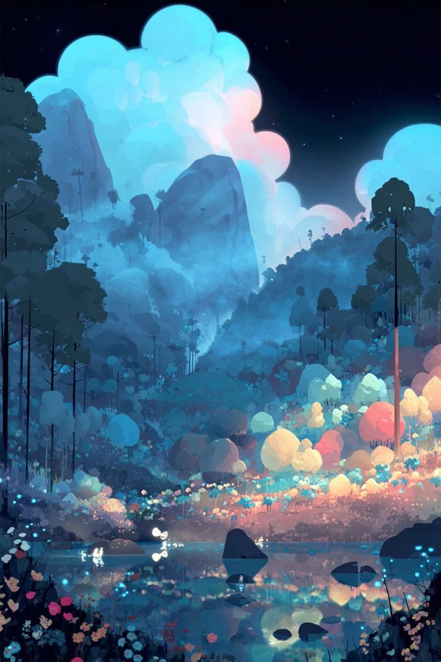 Dreamy Floral Fantasy Art - Image 2