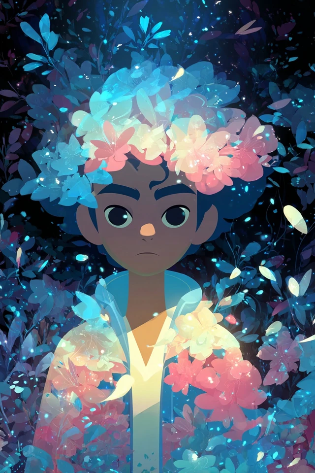 Dreamy Floral Fantasy Art - Image 1
