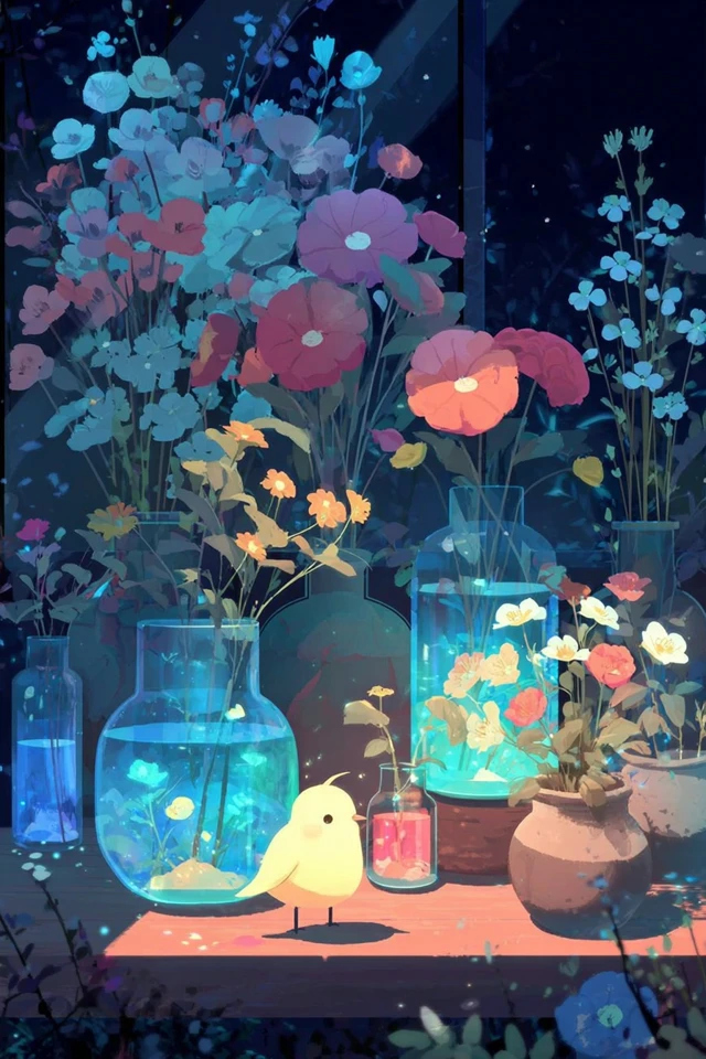 Dreamy Floral Fantasy Art - Image 3