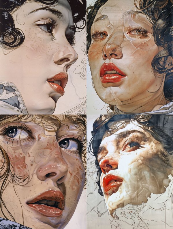 Raw Expressive Portrait Studies