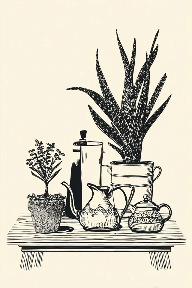 Ink Sketches of Life and Nature - Image 3
