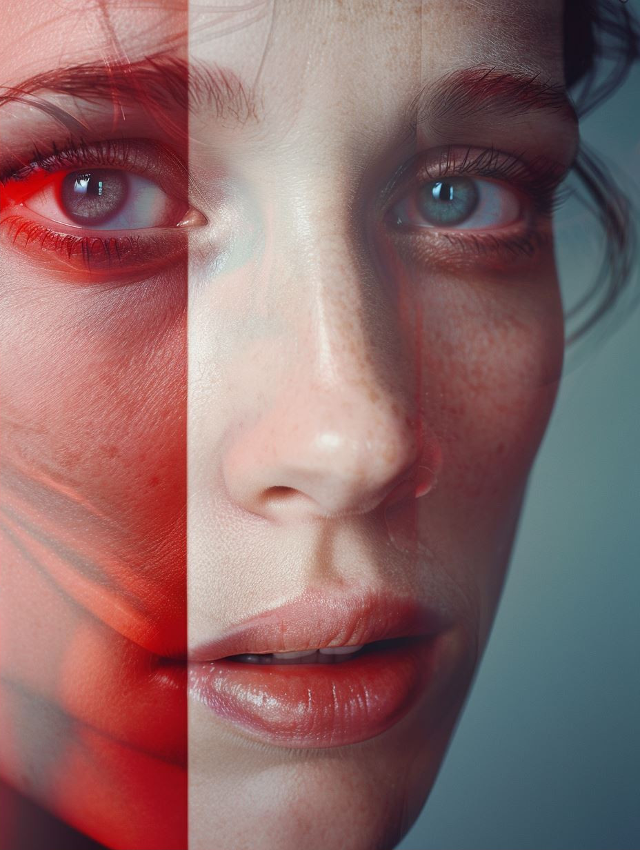 Crimson Fragments of Modern Beauty - Image 2