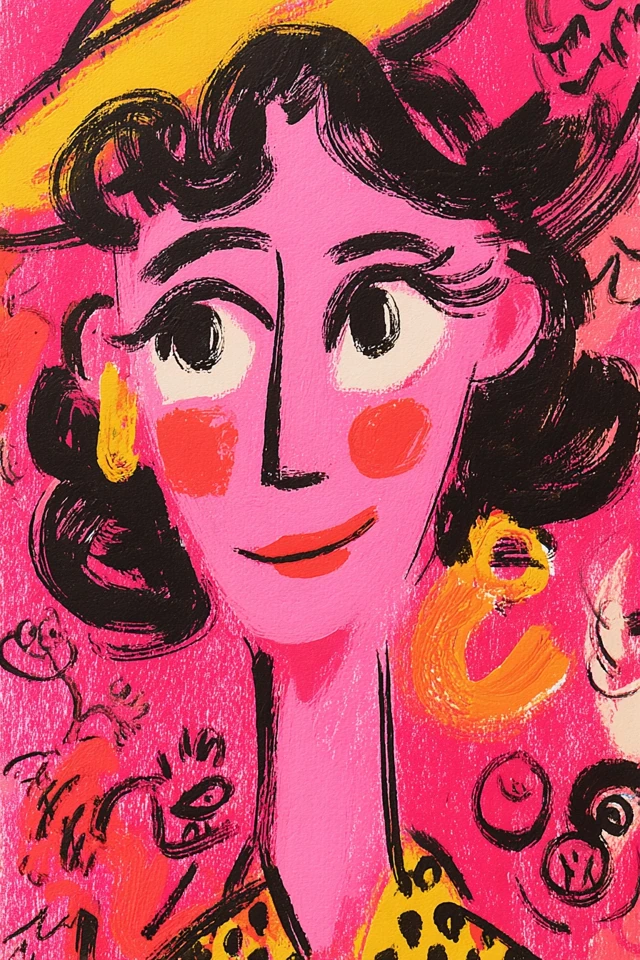 Neon Pop Portrait
