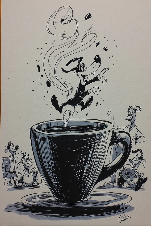 Ink Noir Portrait - Image 4