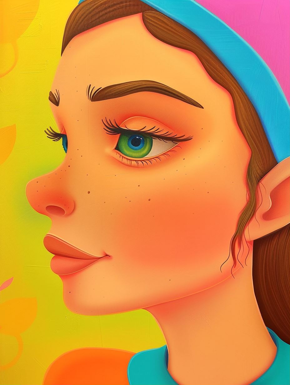 Vibrant Stylized 3D Character Portraits - Image 1