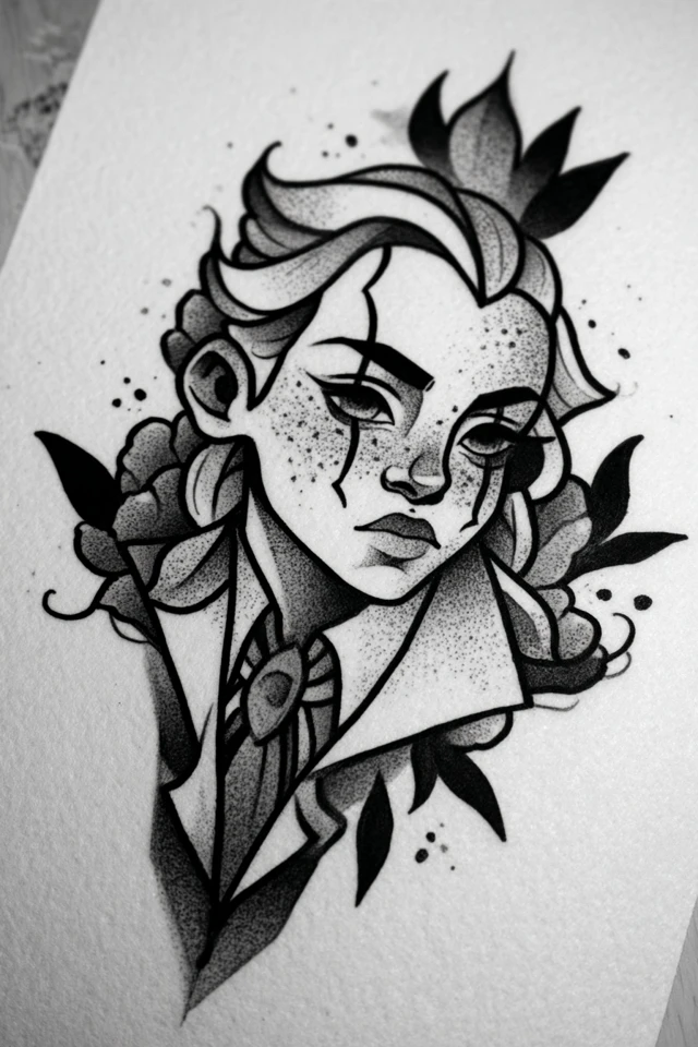 Noir Ink Elegance - Image 1