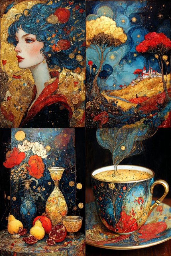Celestial Azure Muse