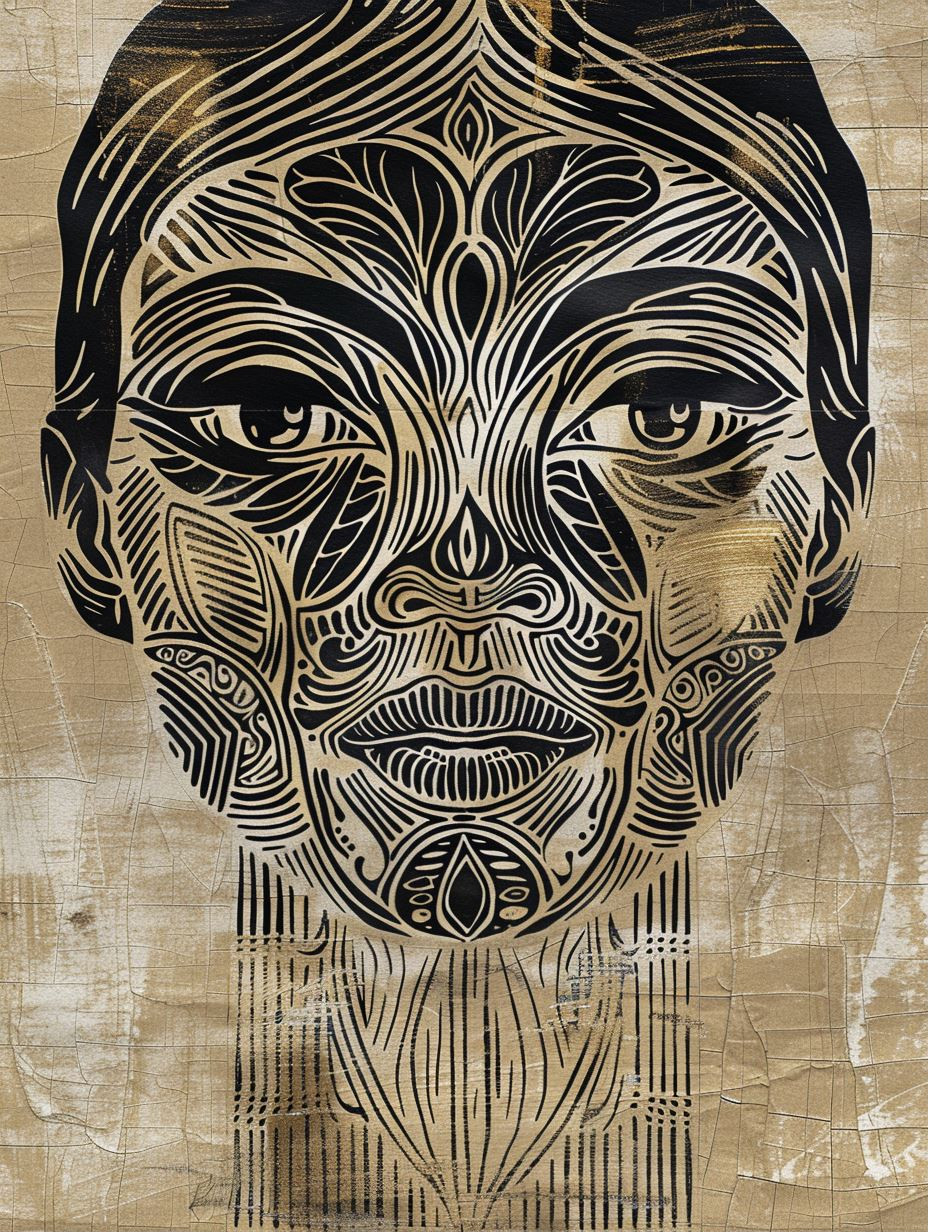 Fluid Linear Portraiture Study - Image 1