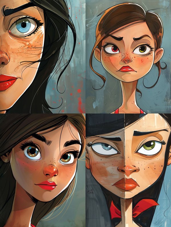 Four Faces of Stylized Digital Art