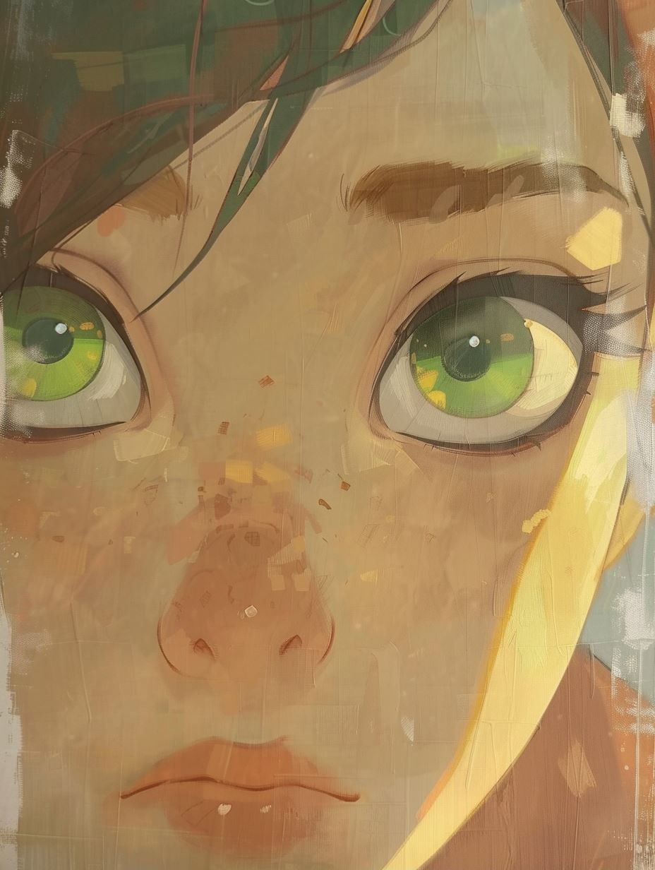 Ethereal Digital Painterly Portrait - Image 2