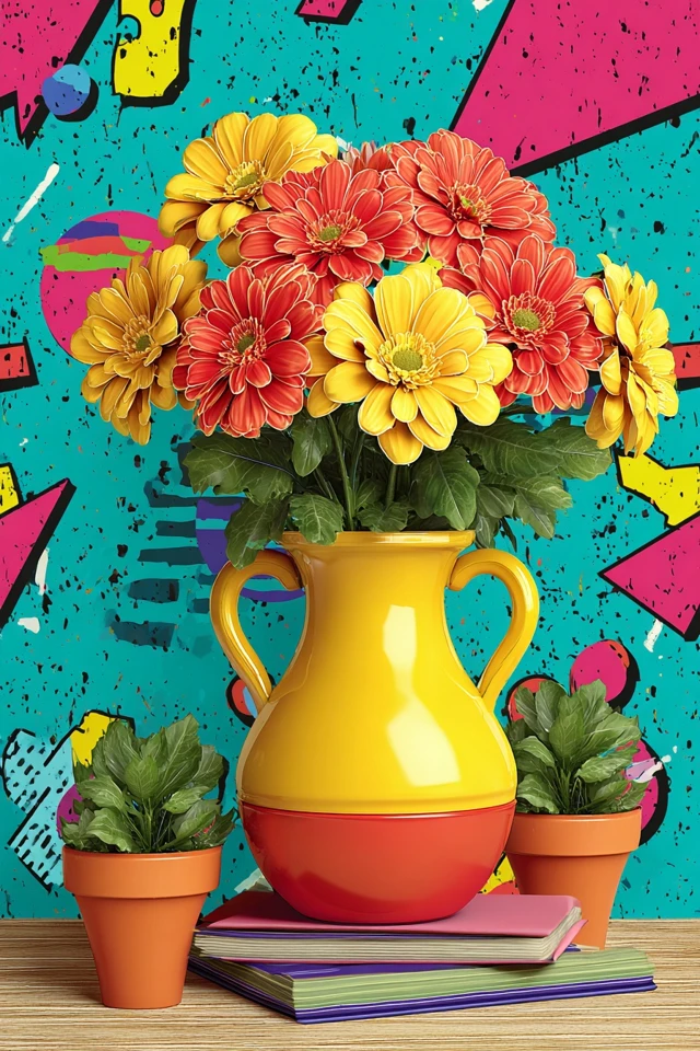 Vibrant Pop Art Fusion Collage - Image 3
