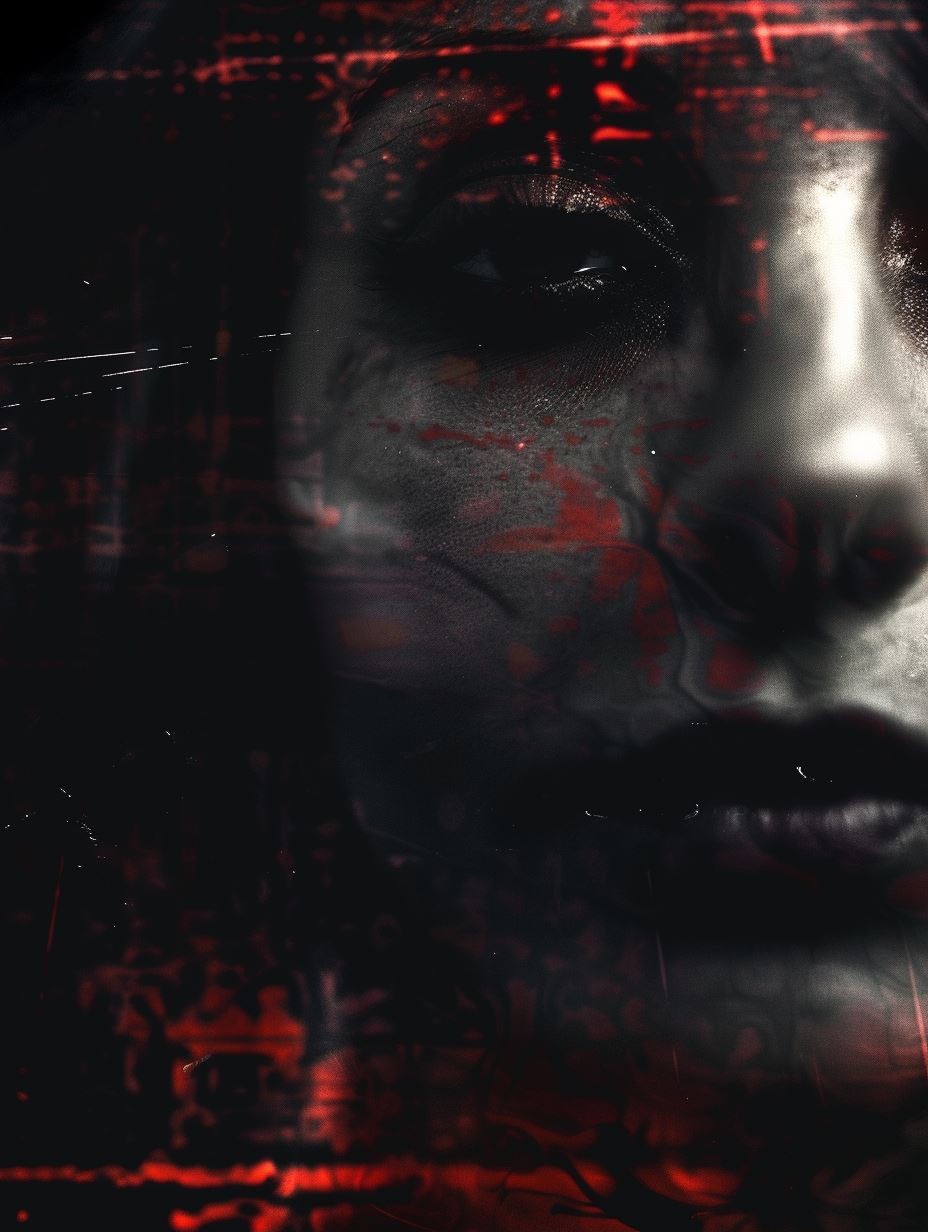 Crimson Glitch Cybernetic Soul