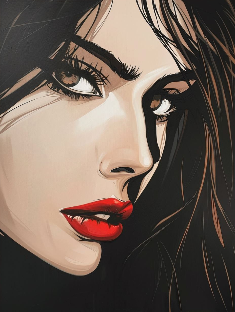 Dark Ethereal Anime Portraits - Image 4