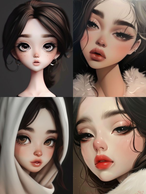 Ethereal Doll Portrait