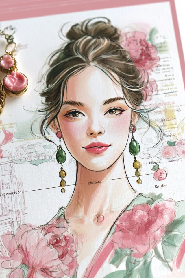 Elegant Floral Watercolor Art Collection - Image 1