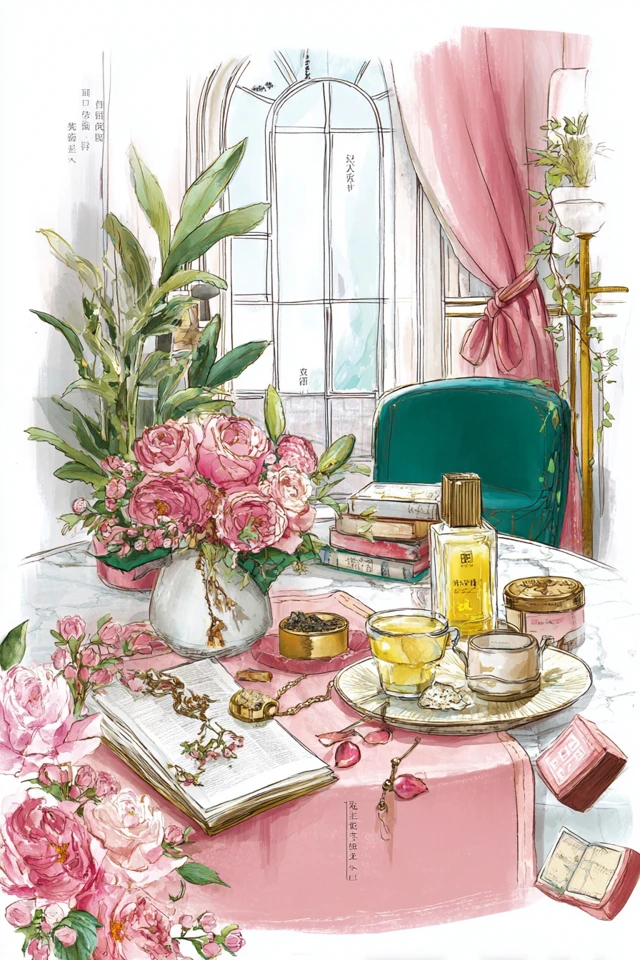 Elegant Floral Watercolor Art Collection - Image 3