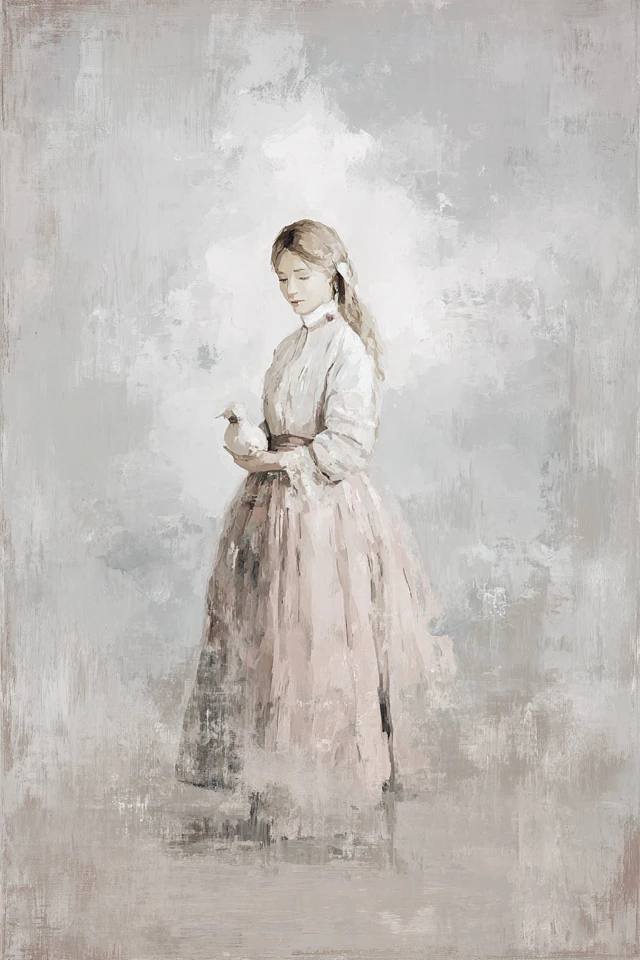 Ethereal Grace in Pastel - Image 1