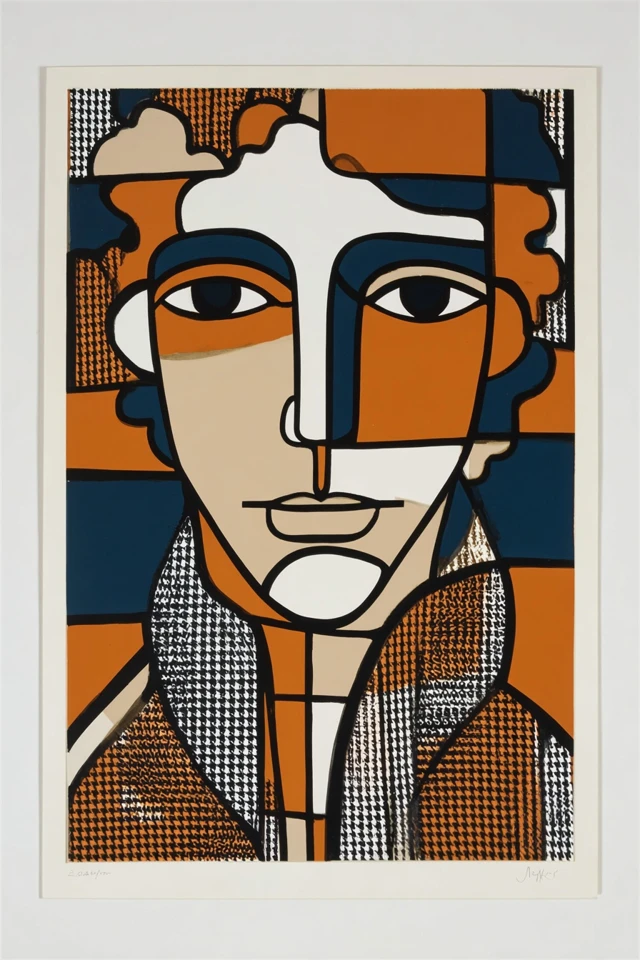 Geometric Soul Portrait - Image 1