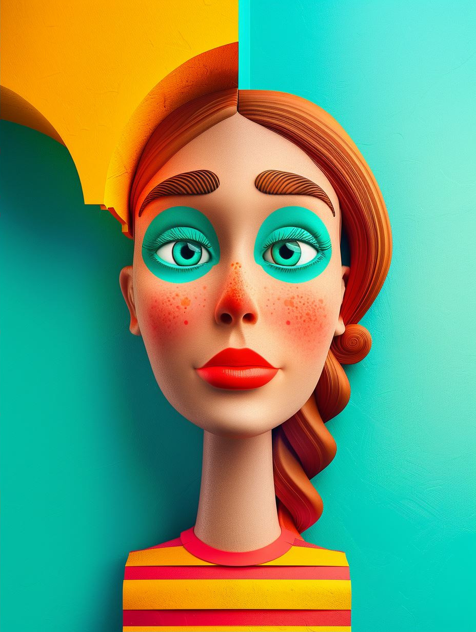 Vibrant Visions of Modern Digital Portraits - Image 2