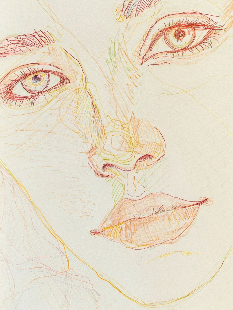 Ethereal Colored Pencil Portrait - Image 4