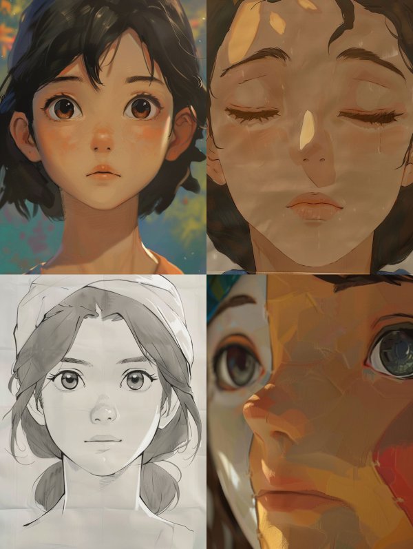 Digital Art Evolution: From Sketch to Color