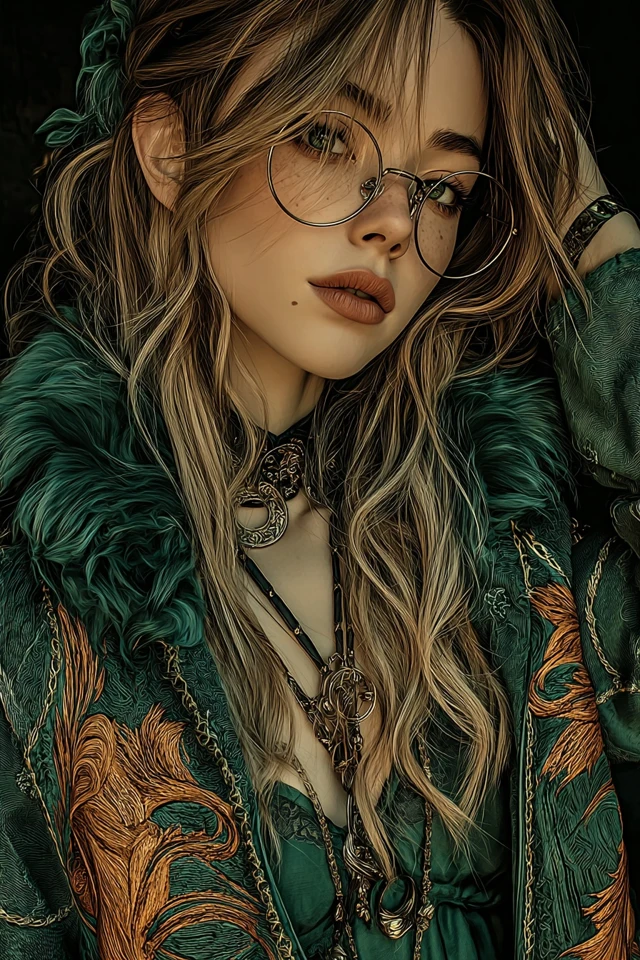 Emerald Mystic Elegance - Image 1