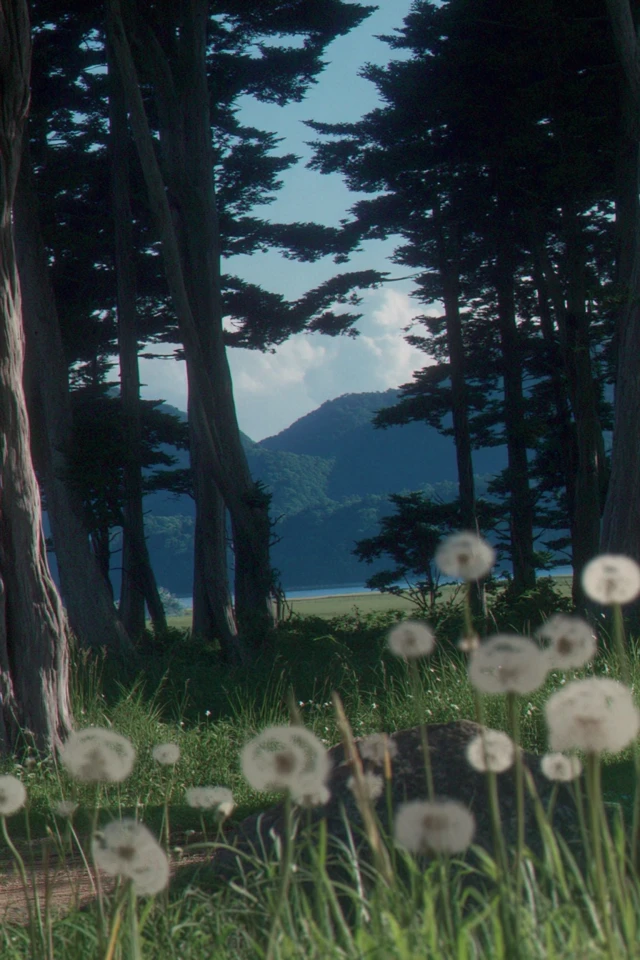 Serene Anime Moments Collage - Image 2