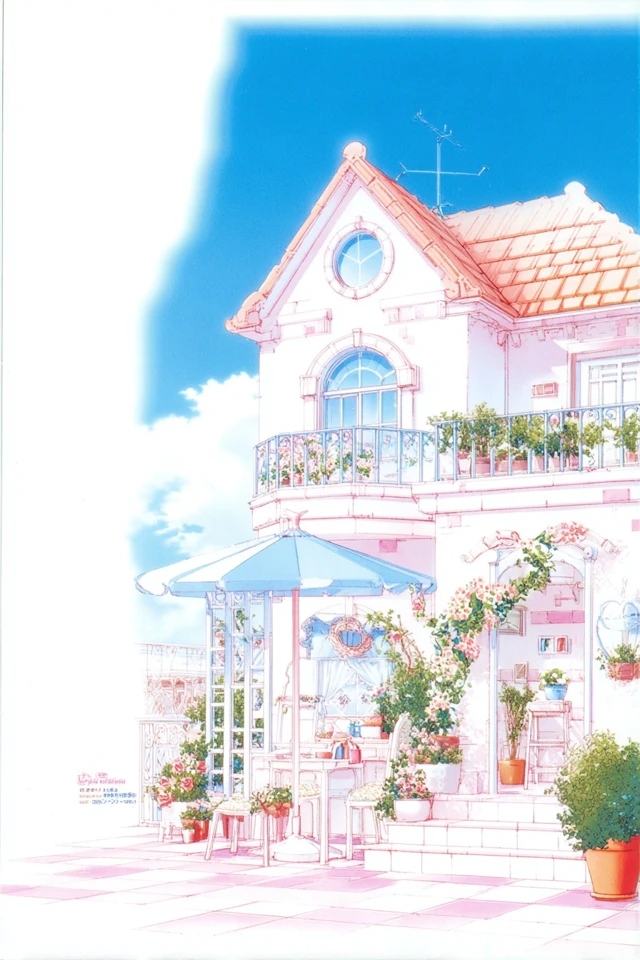 Pastel Dreams Anime Art Collage - Image 6