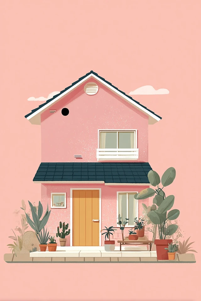 Soft Pink Pastel Illustration Collection - Image 6