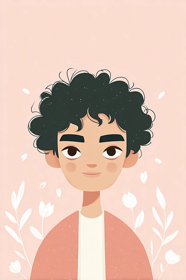Soft Pink Pastel Illustration Collection - Image 1