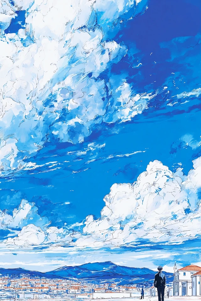 Azure Dreams: An Anime Aesthetic Collection - Image 2