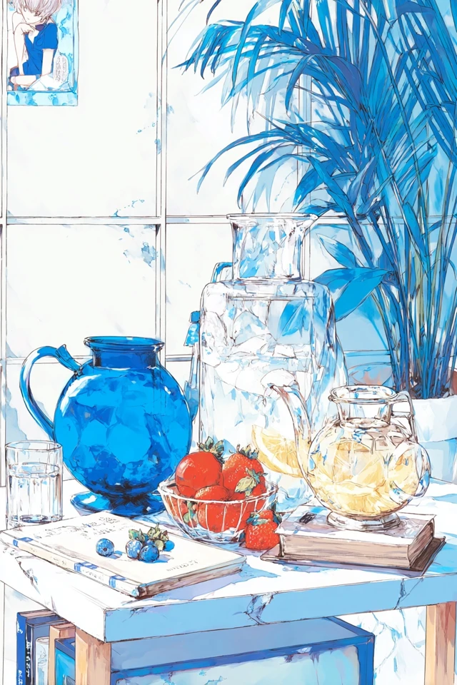 Azure Dreams: An Anime Aesthetic Collection - Image 3