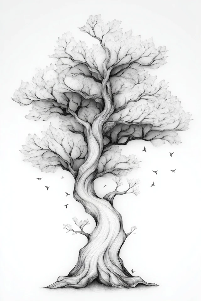 Monochrome Avian Elegance - Image 5