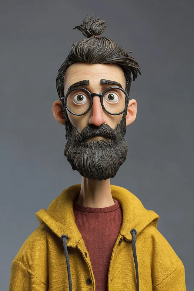 Quirky Clay Character