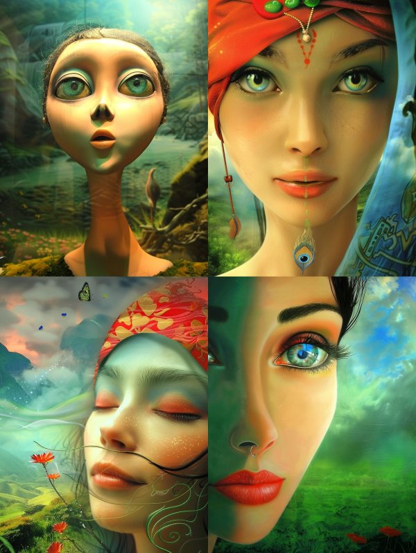 Ethereal Visions of Surreal Feminine Beauty