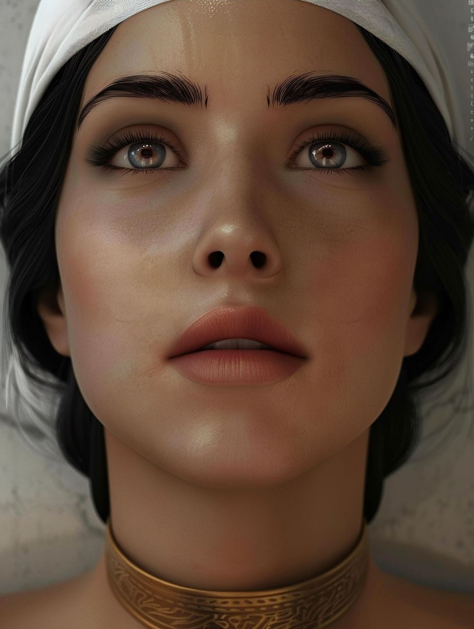 Ethereal Gilded Fantasy Portrait - Image 3