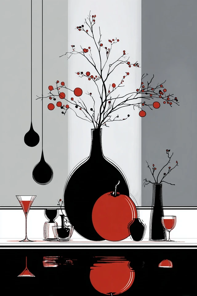 Crimson Orbit Minimalist - Image 3