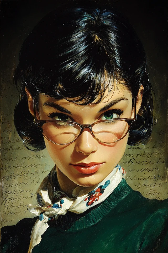 Vintage Scholar Elegance - Image 1