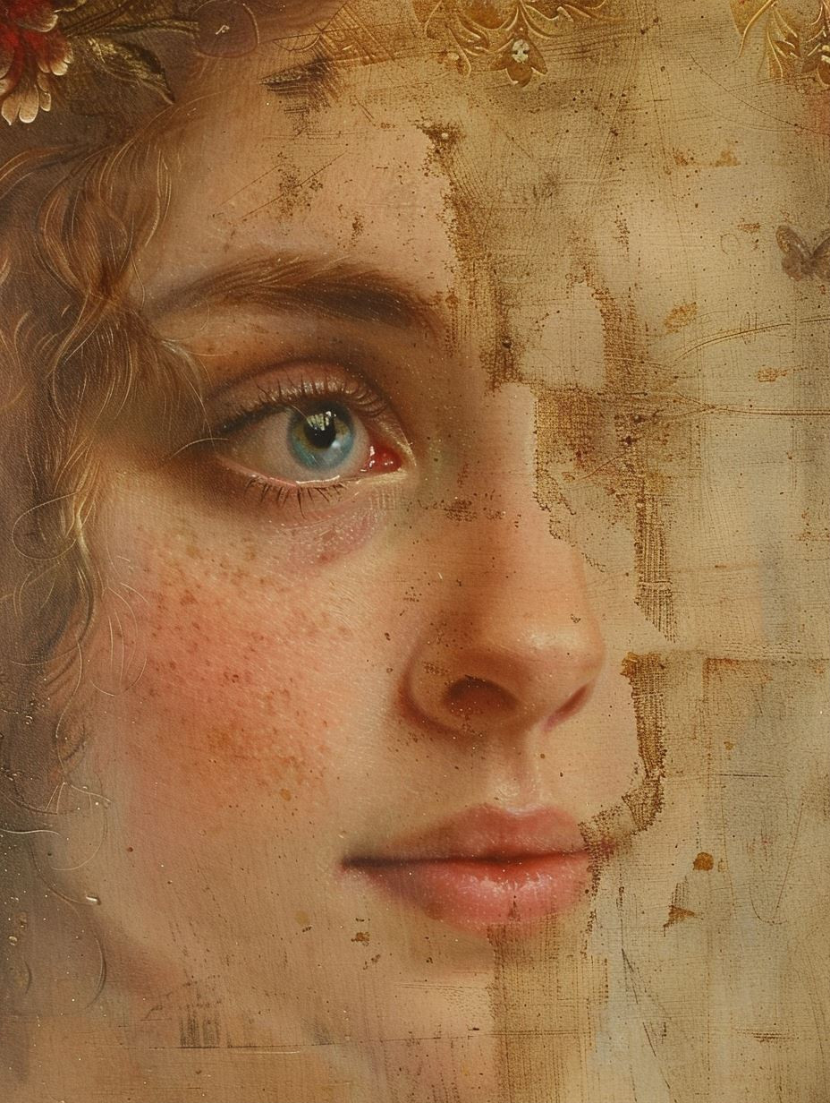 Ancient Whispers of Faded Beauty - Image 1