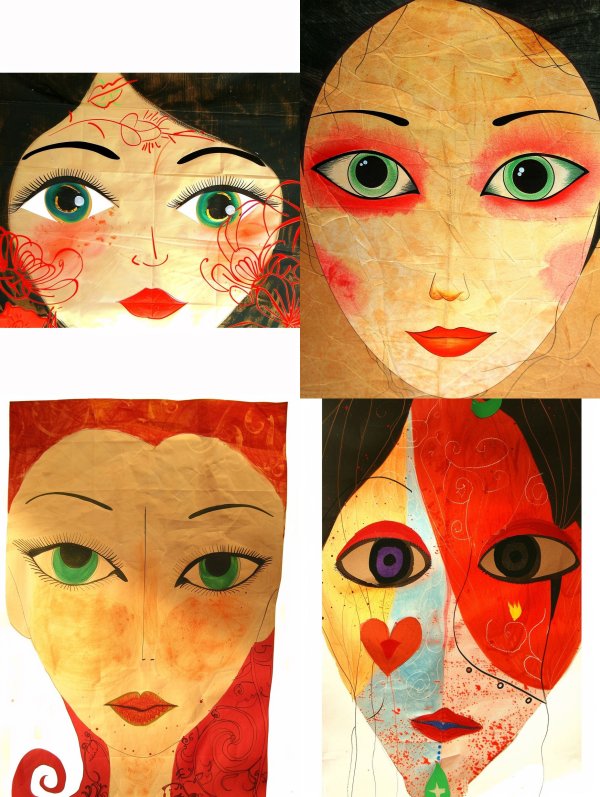 Ethereal Gazes: A Study of Stylized Faces