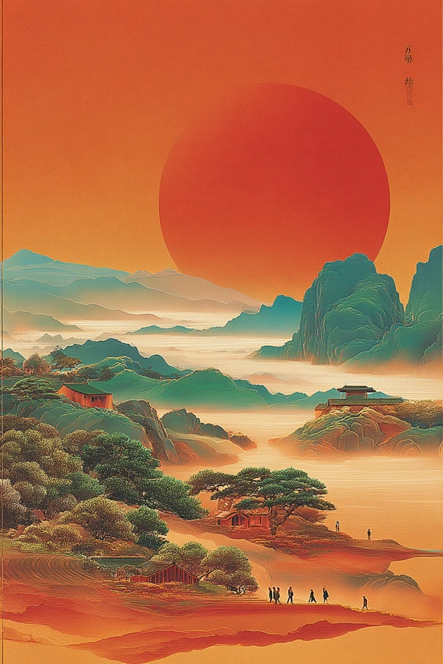 Crimson Zen Collage - Image 2