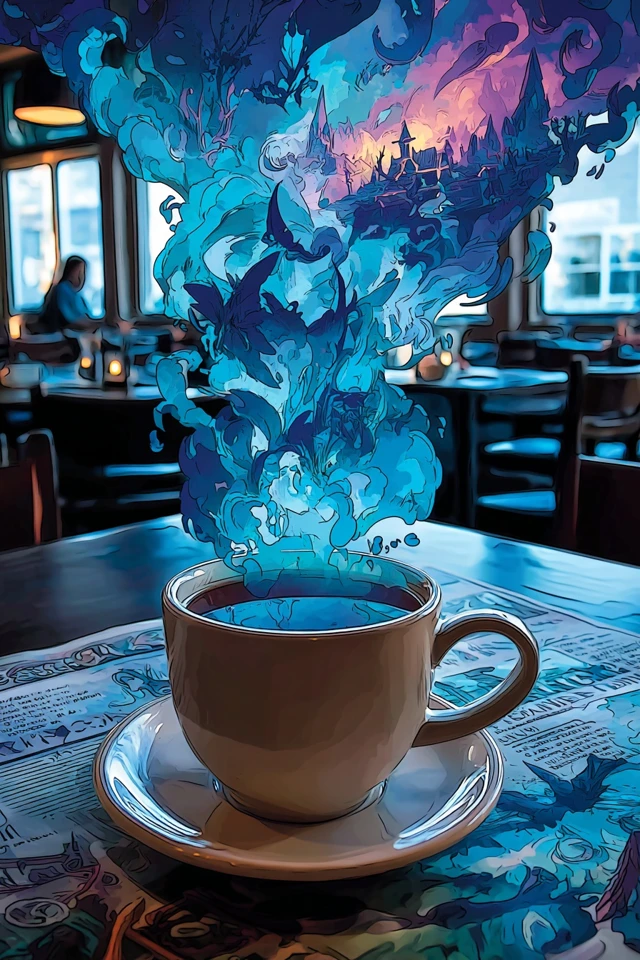 Azure Mystic Portrait - Image 4