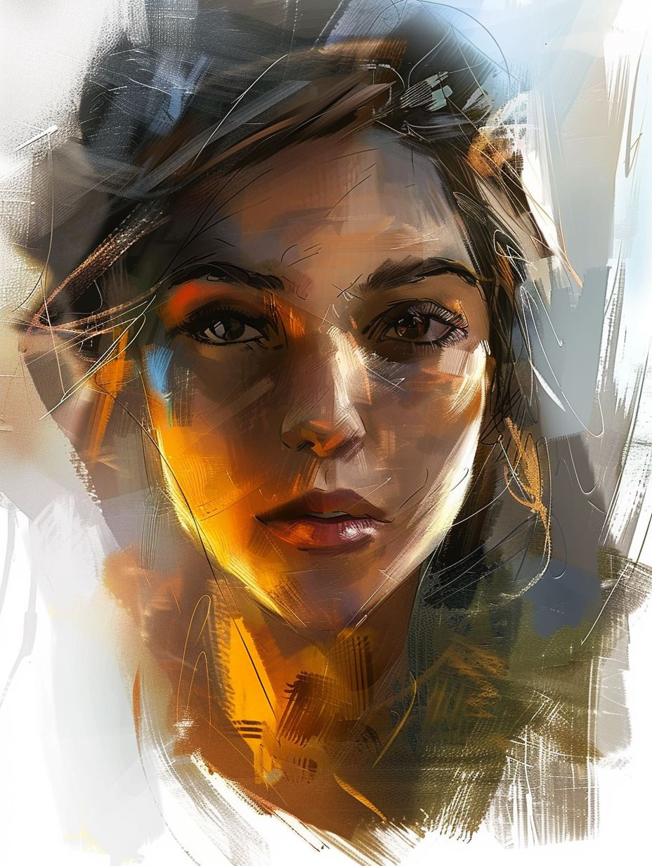 Whispers of the Soul: Digital Portraits - Image 2