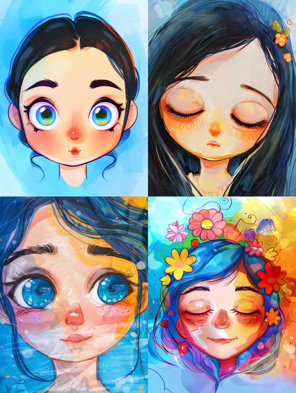 Whimsical Portraits of Dreaming Girls