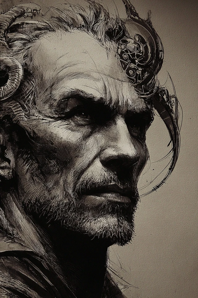 Mechanical Soul Sketch - Image 1